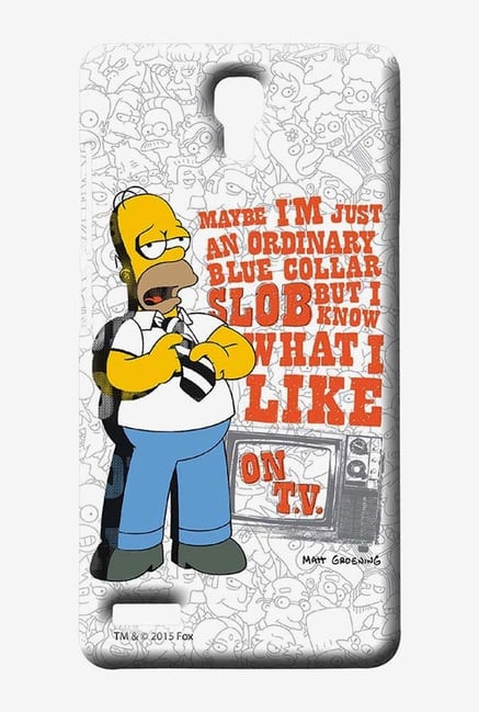 Simpsons Blue Collar Slob Case for Xiaomi Redmi Note 4G Simpsons Blue Collar Slob Case for Xiaomi Redmi Note 4G