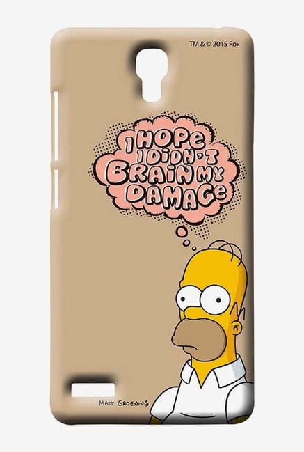 Simpsons Brain Humour Case for Xiaomi Redmi Note 4G Simpsons Brain Humour Case for Xiaomi Redmi Note 4G