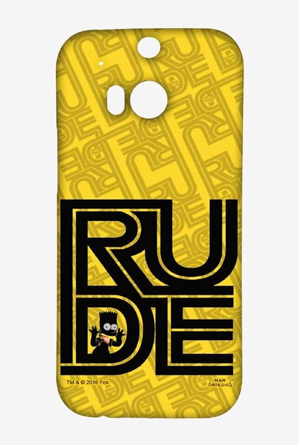 Simpsons Rude Case for HTC One M8 Simpsons Rude Case for HTC One M8