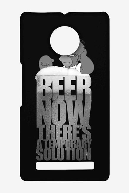Simpsons The Beer Solution Black Case for Yu Yuphoria Simpsons The Beer Solution Black Case for Yu Yuphoria