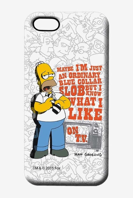 Simpsons Blue Collar Slob Case for iPhone 5/5s Simpsons Blue Collar Slob Case for iPhone 5/5s