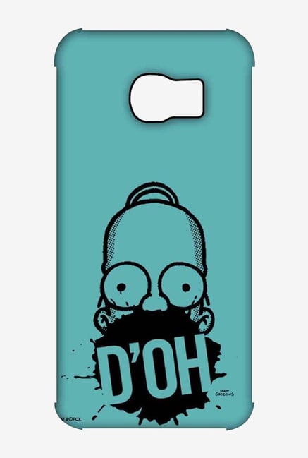 Simpsons D'OH Teal Case for Samsung S6 Edge Simpsons D'OH Teal Case for Samsung S6 Edge