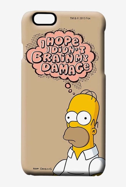 Simpsons Brain Humour Case for iPhone 6 Simpsons Brain Humour Case for iPhone 6