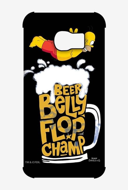Simpsons Beer Belly Flop Champ Black Case for SamsungS6 Edge Simpsons Beer Belly Flop Champ Black Case for SamsungS6 Edge