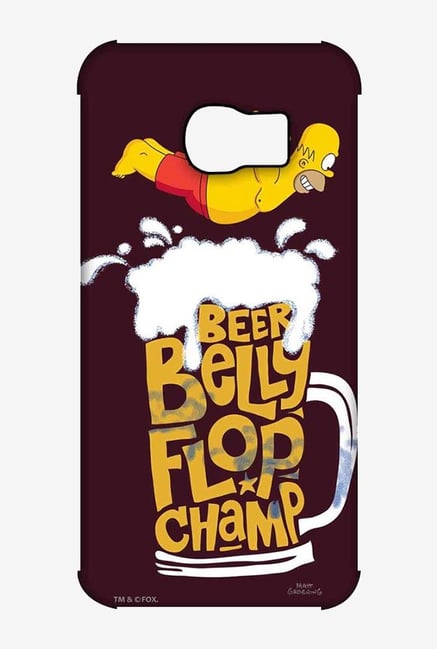 Simpsons Beer Belly Flop Champ Case for Samsung S6 Edge Simpsons Beer Belly Flop Champ Case for Samsung S6 Edge