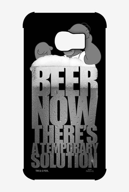 Simpsons The Beer Solution Black Case for Samsung S6 Edge Simpsons The Beer Solution Black Case for Samsung S6 Edge