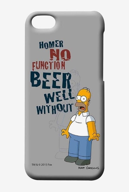 Simpsons Homers Poison Case for iPhone 5C Simpsons Homers Poison Case for iPhone 5C