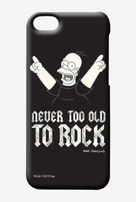 Simpsons Rockstar Homer Case for iPhone 5C Simpsons Rockstar Homer Case for iPhone 5C