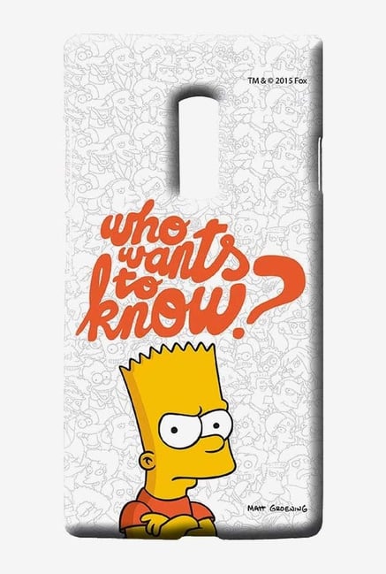 Simpsons Who Wants To Know Case for Oneplus Two Simpsons Who Wants To Know Case for Oneplus Two