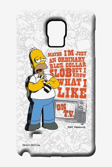 Simpsons Blue Collar Slob Case for Samsung Note 4 Simpsons Blue Collar Slob Case for Samsung Note 4