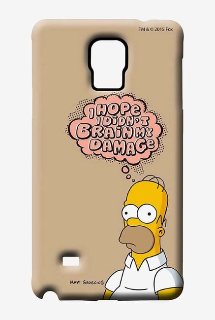 Simpsons Brain Humour Case for Samsung Note 4 Simpsons Brain Humour Case for Samsung Note 4