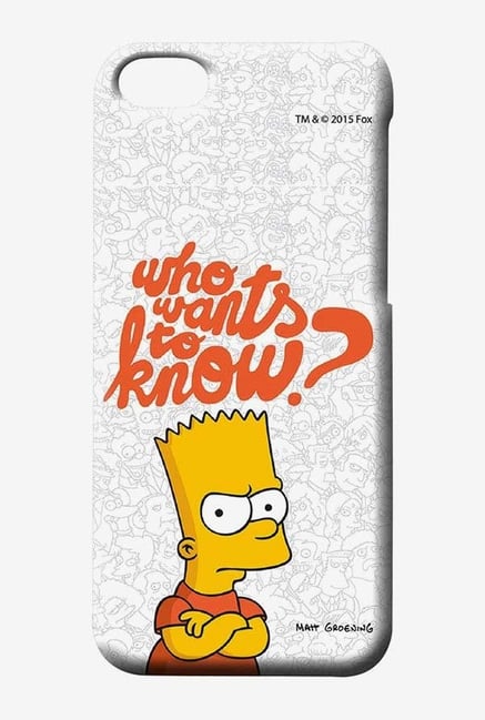 Simpsons Who Wants To Know Case for iPhone 5C Simpsons Who Wants To Know Case for iPhone 5C