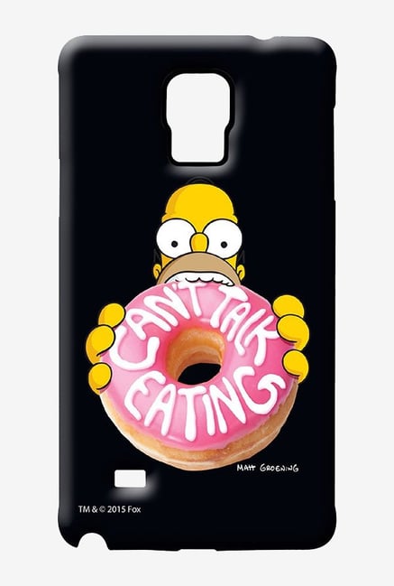 Simpsons Cant Talk Eating Black Case for Samsung Note 4 Simpsons Cant Talk Eating Black Case for Samsung Note 4