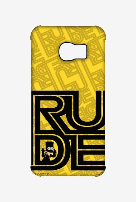 Simpsons Rude Case for Samsung S6 Edge Simpsons Rude Case for Samsung S6 Edge