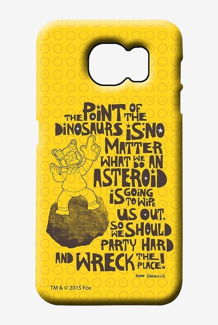 Simpsons The Dinosaur Theory Case for Samsung S6 Simpsons The Dinosaur Theory Case for Samsung S6