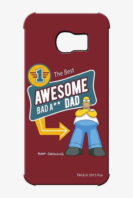 Simpsons Awesome Dad Case for Samsung S6 Edge Simpsons Awesome Dad Case for Samsung S6 Edge