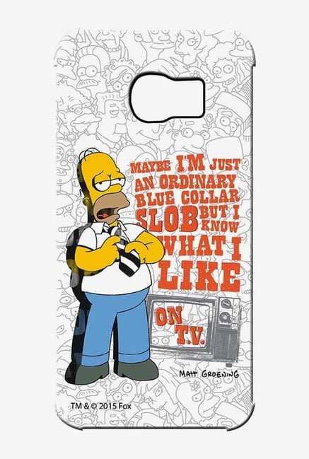 Simpsons Blue Collar Slob Case for Samsung S6 Edge Simpsons Blue Collar Slob Case for Samsung S6 Edge