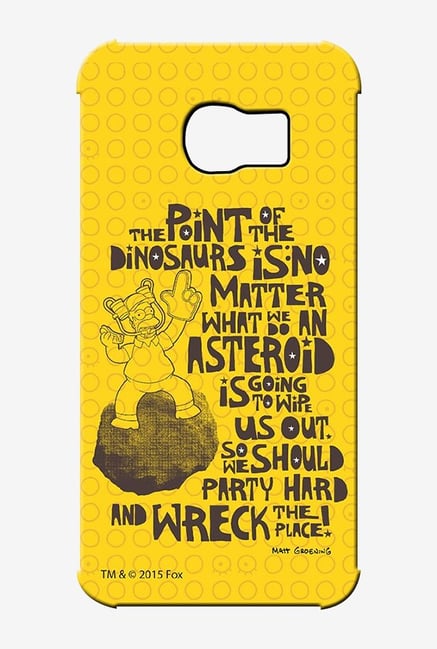 Simpsons The Dinosaur Theory Case for Samsung S6 Edge Simpsons The Dinosaur Theory Case for Samsung S6 Edge