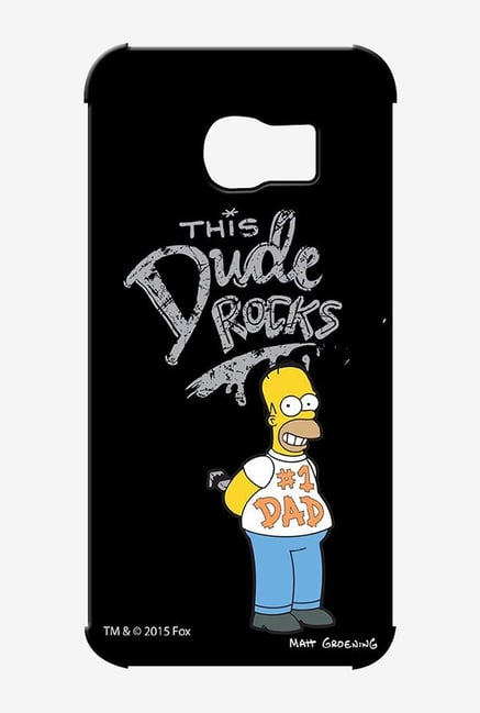 Simpsons This Dude Rocks Case for Samsung S6 Edge Simpsons This Dude Rocks Case for Samsung S6 Edge