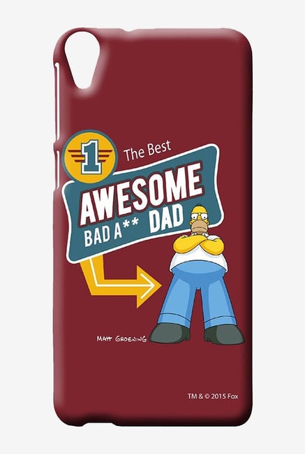Simpsons Awesome Dad Case for HTC Desire 820 Simpsons Awesome Dad Case for HTC Desire 820