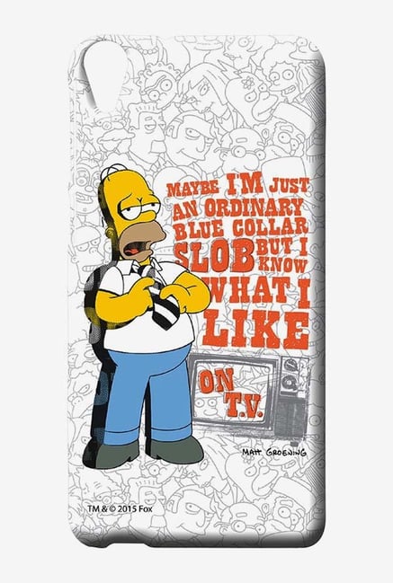 Simpsons Blue Collar Slob Case for HTC Desire 820 Simpsons Blue Collar Slob Case for HTC Desire 820