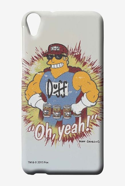 Simpsons Duff Oh Yeah Case for HTC Desire 820 Simpsons Duff Oh Yeah Case for HTC Desire 820