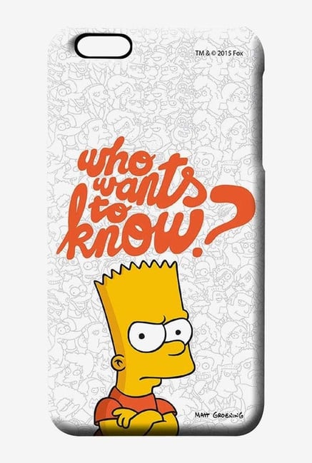 Simpsons Who Wants To Know Case for iPhone 6 Plus Simpsons Who Wants To Know Case for iPhone 6 Plus