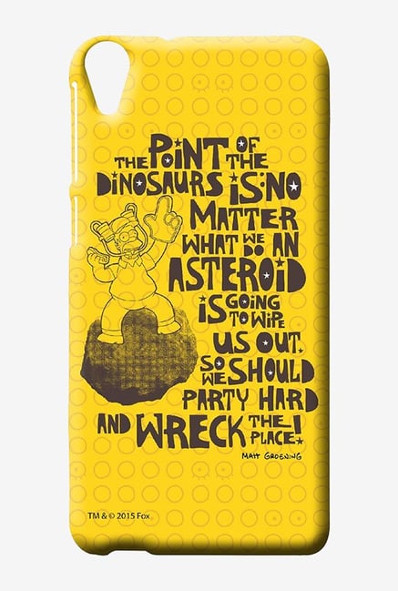 Simpsons The Dinosaur Theory Case for HTC Desire 820 Simpsons The Dinosaur Theory Case for HTC Desire 820