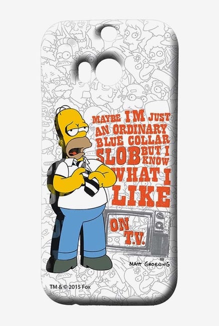 Simpsons Blue Collar Slob Case for HTC One M8 Simpsons Blue Collar Slob Case for HTC One M8