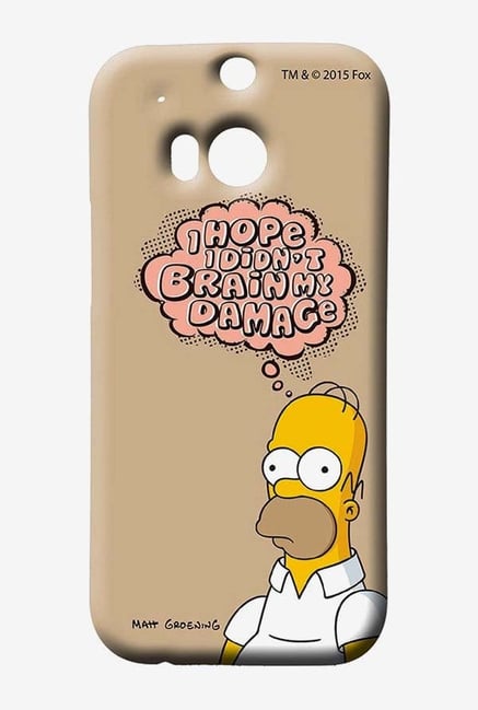 Simpsons Brain Humour Case for HTC One M8 Simpsons Brain Humour Case for HTC One M8