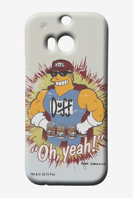 Simpsons Duff Oh Yeah Case for HTC One M8 Simpsons Duff Oh Yeah Case for HTC One M8