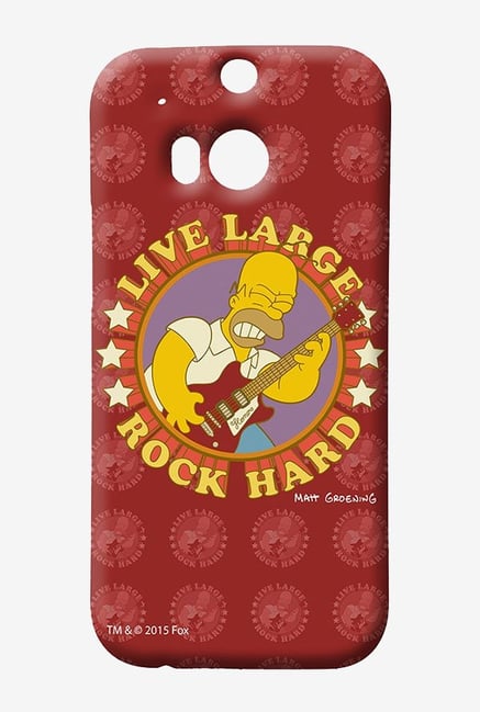 Simpsons Rock Hard Case for HTC One M8 Simpsons Rock Hard Case for HTC One M8