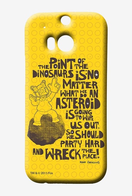 Simpsons The Dinosaur Theory Case for HTC One M8 Simpsons The Dinosaur Theory Case for HTC One M8