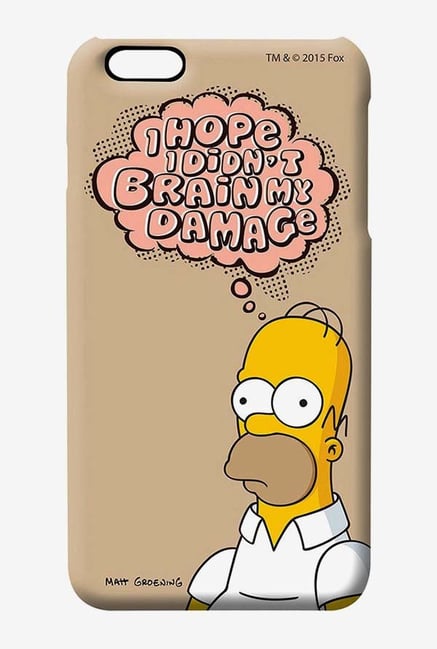 Simpsons Brain Humour Case for iPhone 6s Plus Simpsons Brain Humour Case for iPhone 6s Plus