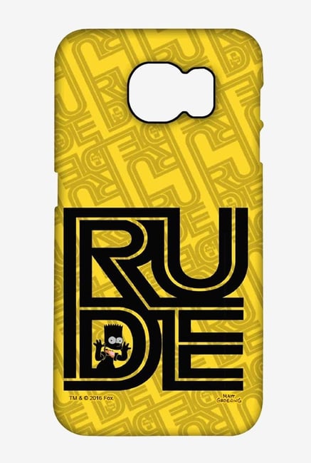 Simpsons Rude Case for Samsung S6 Simpsons Rude Case for Samsung S6