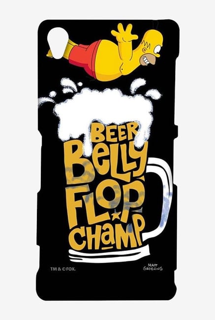 Simpsons Beer Belly Flop Champ Black Case for Sony Xperia Z3 Simpsons Beer Belly Flop Champ Black Case for Sony Xperia Z3