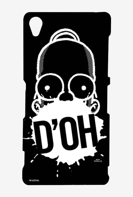 Simpsons D'OH Black Case for Sony Xperia Z3 Simpsons D'OH Black Case for Sony Xperia Z3