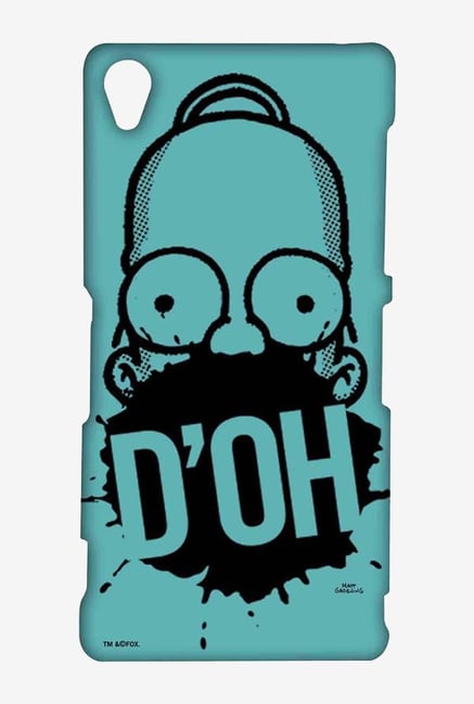 Simpsons D'OH Teal Case for Sony Xperia Z3 Simpsons D'OH Teal Case for Sony Xperia Z3