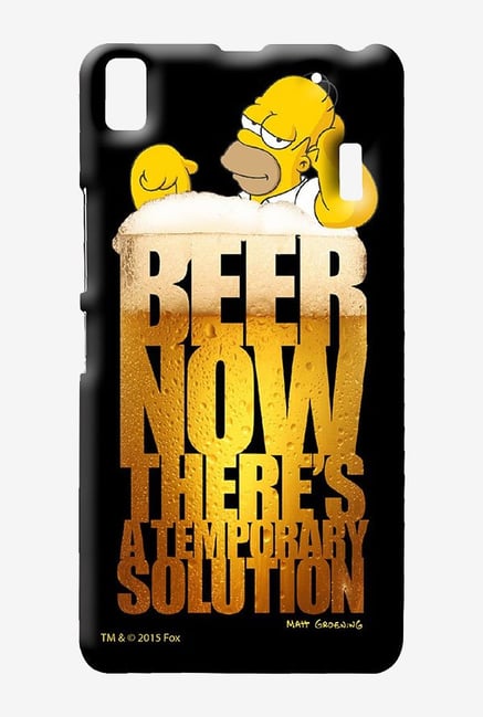 Simpsons The Beer Solution Case for Lenovo A7000 Simpsons The Beer Solution Case for Lenovo A7000