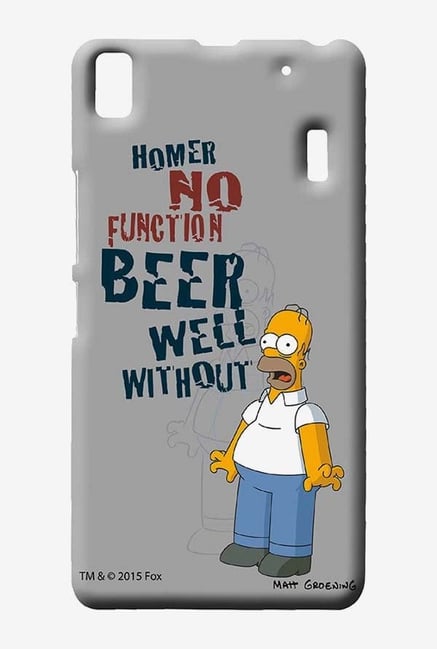 Simpsons Homers Poison Case for Lenovo K3 Note Simpsons Homers Poison Case for Lenovo K3 Note
