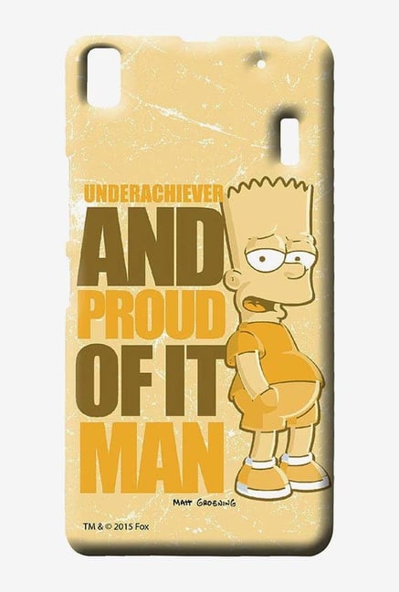 Simpsons Proud Underachiever Case for Lenovo K3 Note Simpsons Proud Underachiever Case for Lenovo K3 Note