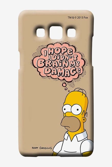 Simpsons Brain Humour Case for Samsung Galaxy A7 Simpsons Brain Humour Case for Samsung Galaxy A7