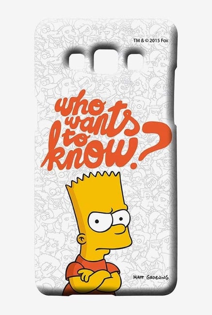 Simpsons Who Wants To Know Case for Samsung Galaxy A7 Simpsons Who Wants To Know Case for Samsung Galaxy A7