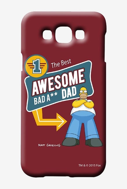 Simpsons Awesome Dad Case for Samsung Galaxy E7 Simpsons Awesome Dad Case for Samsung Galaxy E7