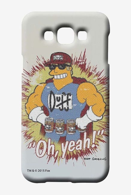 Simpsons Duff Oh Yeah Case for Samsung Galaxy E7 Simpsons Duff Oh Yeah Case for Samsung Galaxy E7