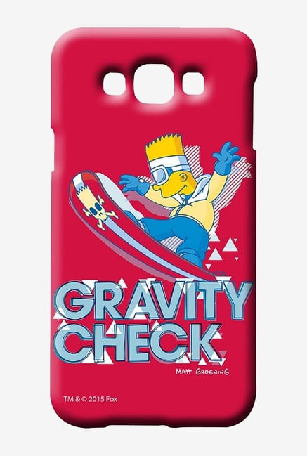 Simpsons Gravity Check Case for Samsung Galaxy E7 Simpsons Gravity Check Case for Samsung Galaxy E7