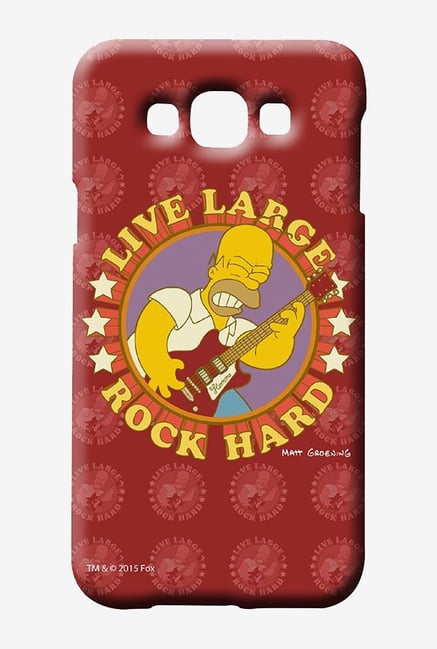 Simpsons Rock Hard Case for Samsung Galaxy E7 Simpsons Rock Hard Case for Samsung Galaxy E7