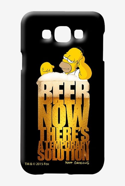 Simpsons The Beer Solution Case for Samsung Galaxy E7 Simpsons The Beer Solution Case for Samsung Galaxy E7