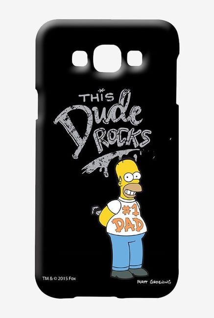Simpsons This Dude Rocks Case for Samsung Galaxy E7 Simpsons This Dude Rocks Case for Samsung Galaxy E7