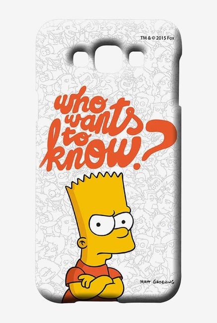 Simpsons Who Wants To Know Case for Samsung Galaxy E7 Simpsons Who Wants To Know Case for Samsung Galaxy E7